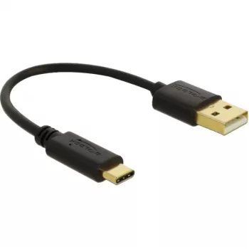 USB-laadimiskaabel DeLOCK 80954 Type-A USB USB-C-le 3 A 15 cm