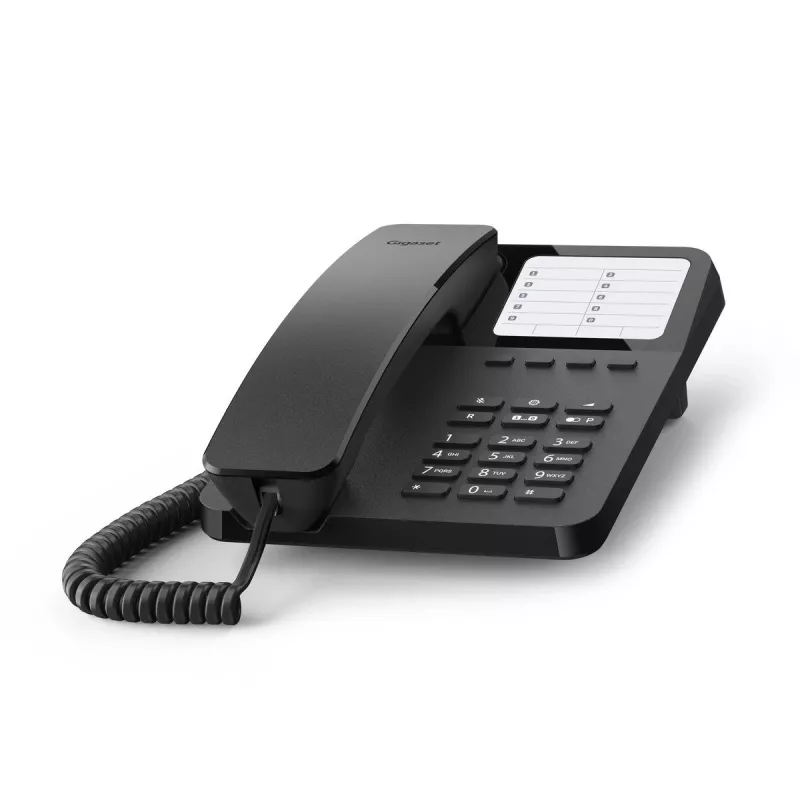 Juhtmega lauatelefon Gigaset Desk400 — juhtmega lauatelefon, must, mudel DESK 400