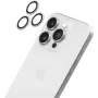 Kaamera rõnga kaitse LAUT PRIME GLASS iPhone 16 Pro / iPhone 16 Pro Max jaoks, läbipaistev, karastatud klaas