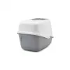 SAVIC Nestor valge-hall - kinnine kassiliivakast - 56x39x38,5 cm - 1 tk