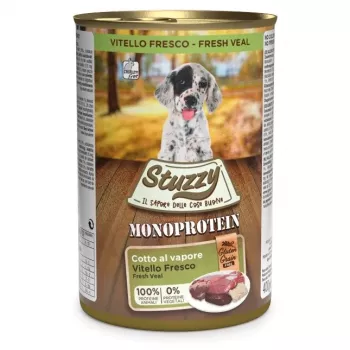 STUZZY Monoproteiiniga vasikaliha - märgtoit kutsikatele - 400g