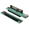 Kaabli soovaheti DeLOCK 61987 SATA 22p IDE 44p must roheline