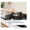 Sisseehitatud gaasipliit Bosch PPP6A2I40, 4 tsooni, malmist restid, must, 590×520×54 mm, pöördnupu juhtimine