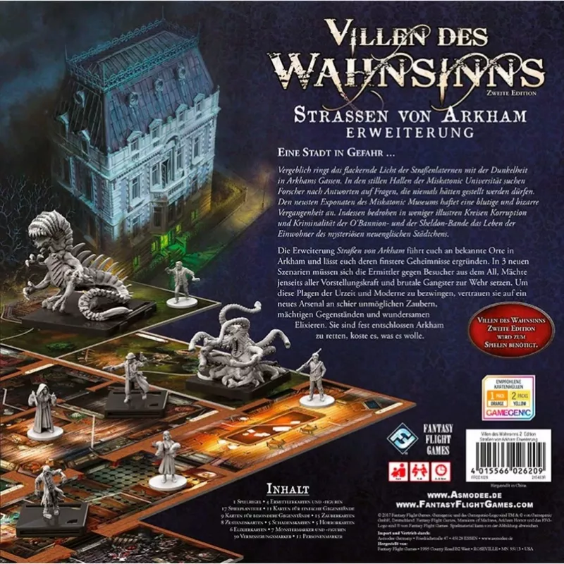 Mansions of Madness - The Streets of Arkham, lauamängu lisand, 2. väljaanne