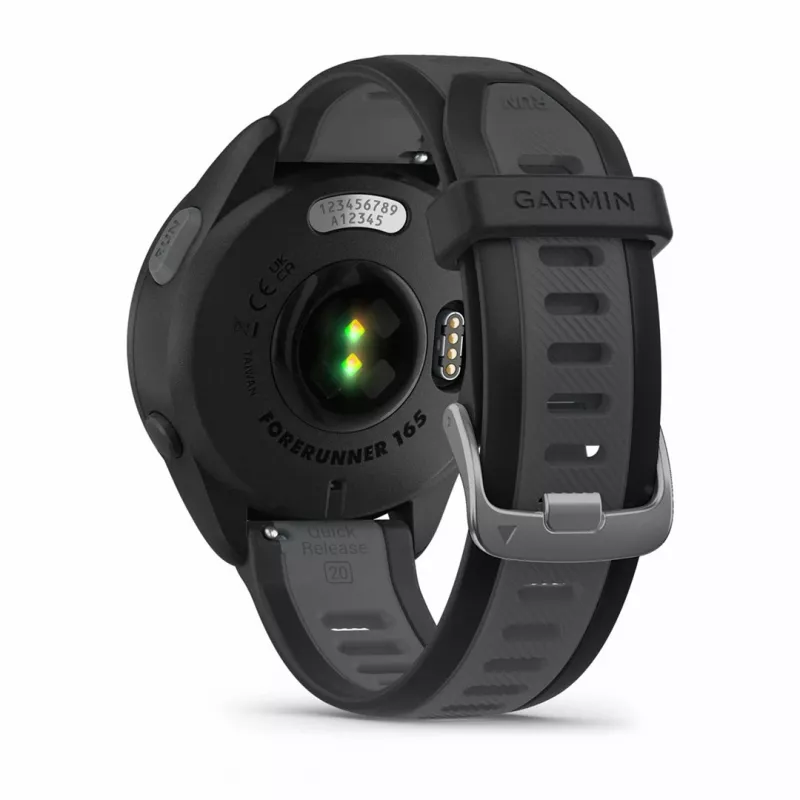 Garmin Forerunner 165 Music - Must - Spordikell rihmaga - Silikoon - Kiltkivihall - Randme suurus: 126-203 mm - Ekraan 3 cm (1,2) (010-02863-30)