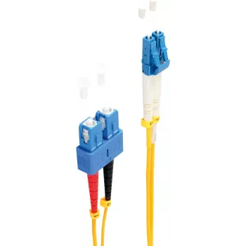 shiverpeaks BS77809 Fiiberoptiline kaabel 2 m LC SC OS1/OS2 Kollane (BS77809)