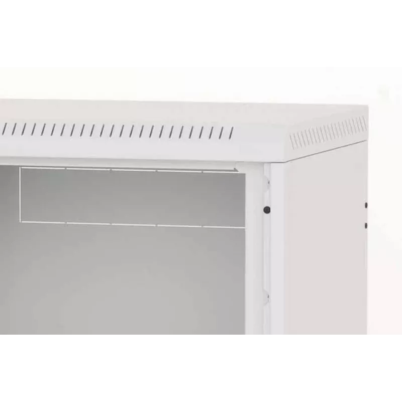 Seinale paigaldatav jaotuskapp Triton RBA-09-AS6-CAX-A1 9U Valge
