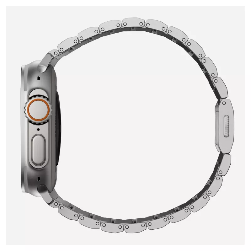 NOMAD Titanium Band for Apple Watch 46mm/49mm Hõbedane