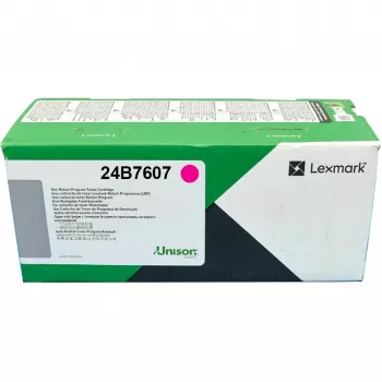 Tonerikassett Lexmark 24B7607 magenta, originaal, tootlikus 12 000 lehekülge, 1 tk