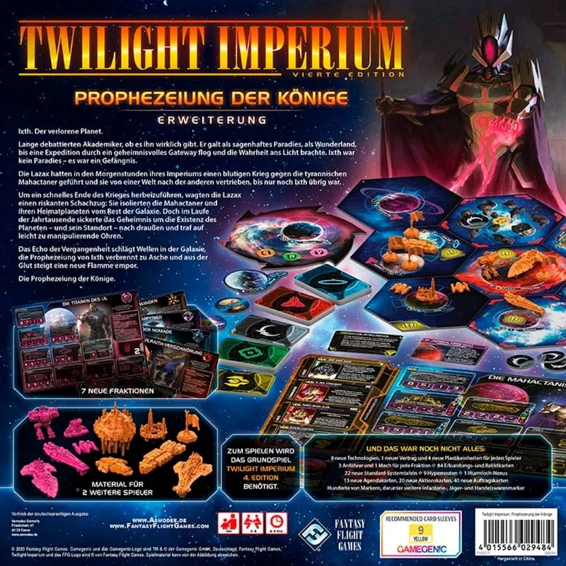 Twilight Imperium 4.Edition - Prophecy of Kings, lauamängu laiendus