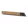Ujuv riiul cama meble OVO 1300×200×150 mm tamm/betoon, puitlaastplaat, seinale kinnitatav