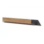 Ujuv riiul cama meble OVO 1300×200×150 mm tamm/betoon, puitlaastplaat, seinale kinnitatav