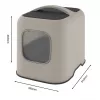 Hooded litter box Rotho BIALA Beige 395×510×443 mm, plastik with spatula