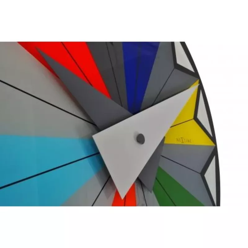 NeXtime klok 8163 Circus, Ø43 cm, seinakell, must/mitmevärviline