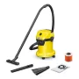 Märg- ja kuivtolmuimeja Karcher WD 3 V-17/4/35, 17 L, 1000 W, 4,5 kg, 4 ratast, 3,5 m voolik