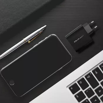Laadija QOLTEC Super Quick PD 65W USB‑C Power Delivery 5–20V, 1x USB‑C, USB PD 3.0, Type C pistik, 65 W
