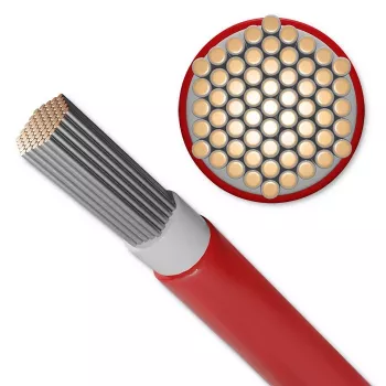 Päikesekaabel QOLTEC 53852 6 mm², 100 m rull, punane