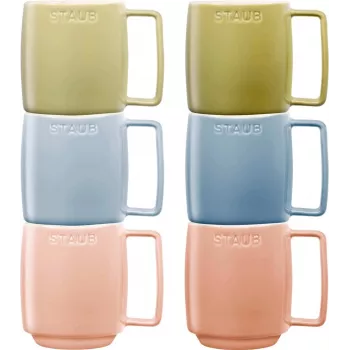 6 keraamilise kruusi komplekt Staub mitmevärviline 350 ml – 6×350 ml keraamilist tassi