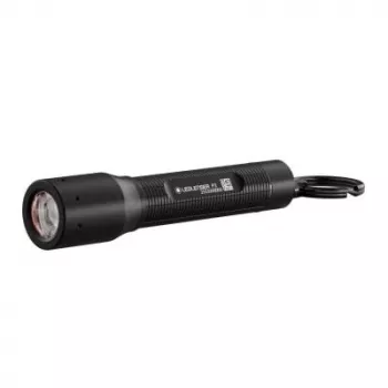 Võtmehoidja taskulamp Ledlenser P3 Must — kompaktne alumiiniumist LED-taskulamp, AAA, kuni 130 lm, IP54, 3 võimsustaset