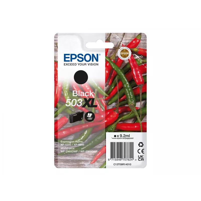 Epson 503XL tindikassett 1 tk Originaal Suure (XL) mahutavusega Must