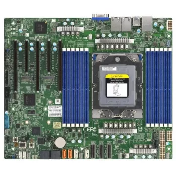 Supermicro - Emaplaat MBD-H13SSL-N-B, AMD, Socket SP5, AMD EPYC 9004, Socket SP5, DDR5-SDRAM, max. 3 TB DDR5 DIMM SATA 6 GB/s graafika USB 3.1 USB 3.0 USB 3.0 RJ-45 VGA PCI-Express