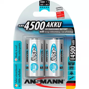 1x2 Ansmann maxe aku NiMH Baby 4500 mAh saksa (5035352)
