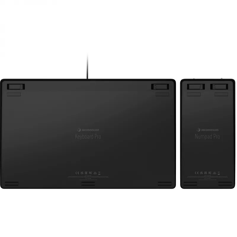 3Dconnexion Keyboard Pro koos numbriplokiga - klaviatuur ja numbriplokk - USB - QWERTZ - saksa (3DX-700091)