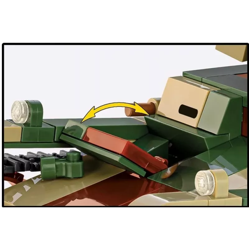 Cobi ehitusklotsid Kerge tank 7TP mudel, 669 osa, COBI-2661