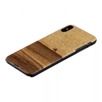 Nutitelefoni ümbris man and wood iPhone XS Maxile — terra must