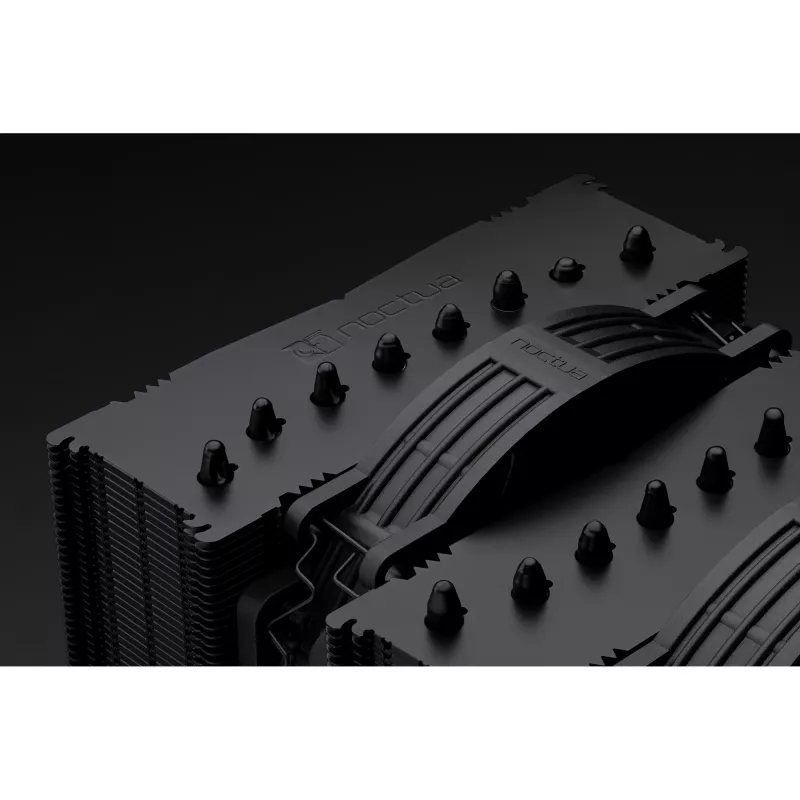 Noctua NF-A14x25r G2 PWM Sx2-PP chromax.Must 140mm kahe ventilaatori komplekt