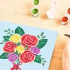 Ravensburger maalimiskomplekt CreArt – Roosikimp, numbrite järgi maalimise komplekt (mudel 25520)