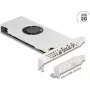 PCI Express x16 kaart DELOCK 4× USB 20 Gbps USB-C quad channel