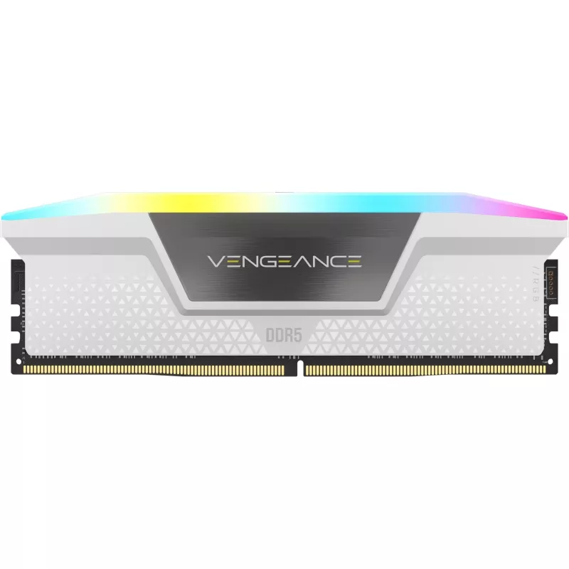 Corsair Vengeance RGB CMH32GX5M2B6000Z30W, 32 GB, 2 x 16 GB, DDR5, 6000 MHz, 288-pin DIMM