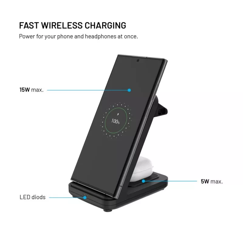 Kaasaskantav akupank FIXED FIXPOS-U-BK 300W 60000mAh