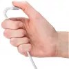 Ülimalt pehme USB 2.0 punutud kaabel, USB-C pistik > USB-C pistik (valge, 1 meeter)