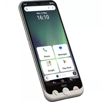 Nutitelefon Doro Aurora A30 6,1 tolli 6GB 128GB Valge