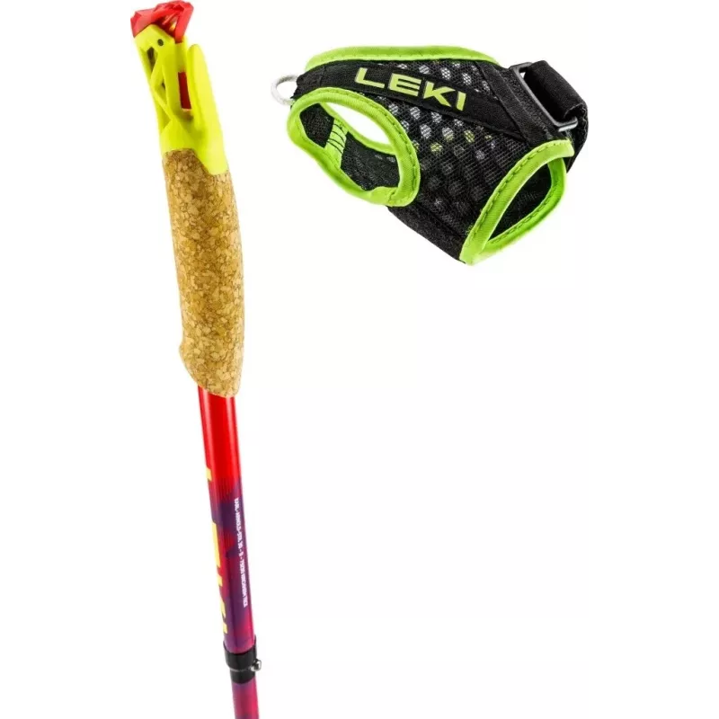 Matkakepid LEKI TRL ULTRATRAIL FX ONE, 125cm Punane