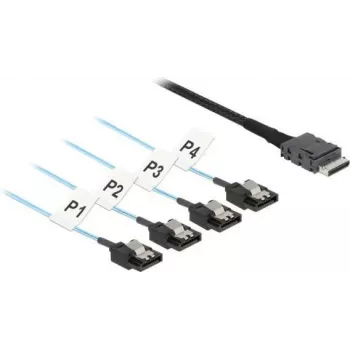 DeLOCK 85468 SAS-kaabel 0,5 m 12 Gbit/s Must OCuLink SFF-8611–SATA