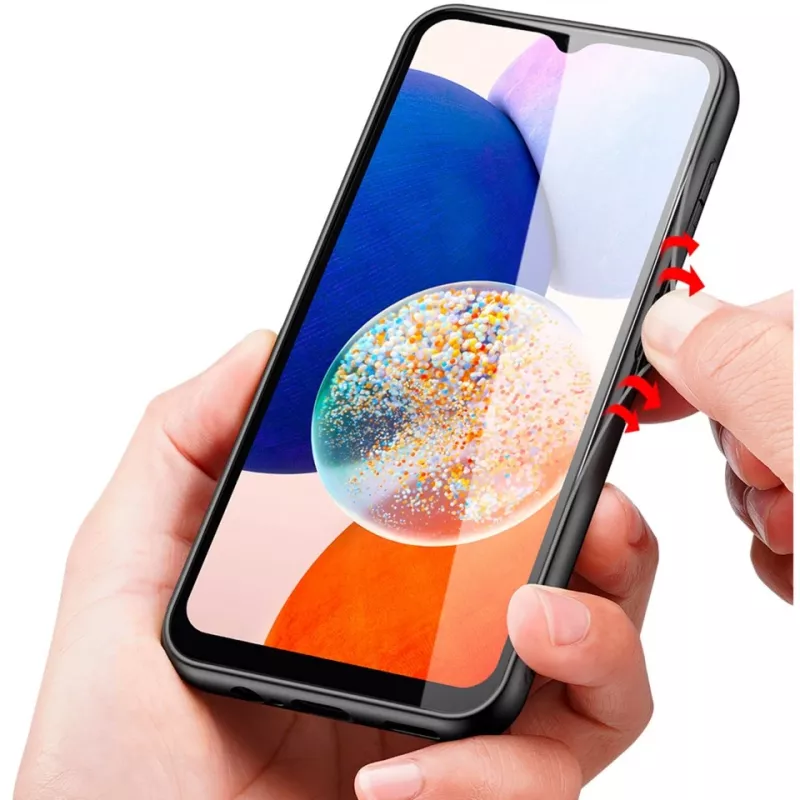StyleShell NYLO, telefoniümbris must, Samsung Galaxy A15 5G / A15 4G