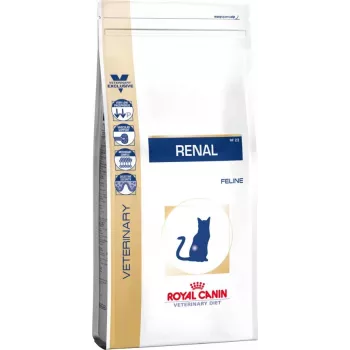Kuiv kassitoit Royal Canin Renal Adult 2 kg — linnuliha maitsega, 23% valku, 17% rasva