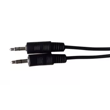 Microconnect AUDLL1 helikaabel 1 m 3,5 mm must