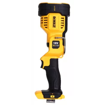 Riputatav töövalgusti DeWalt DCL043-XJ, LED 1000 lm, 3 pirni, 90° valgusvihk, kollane/must