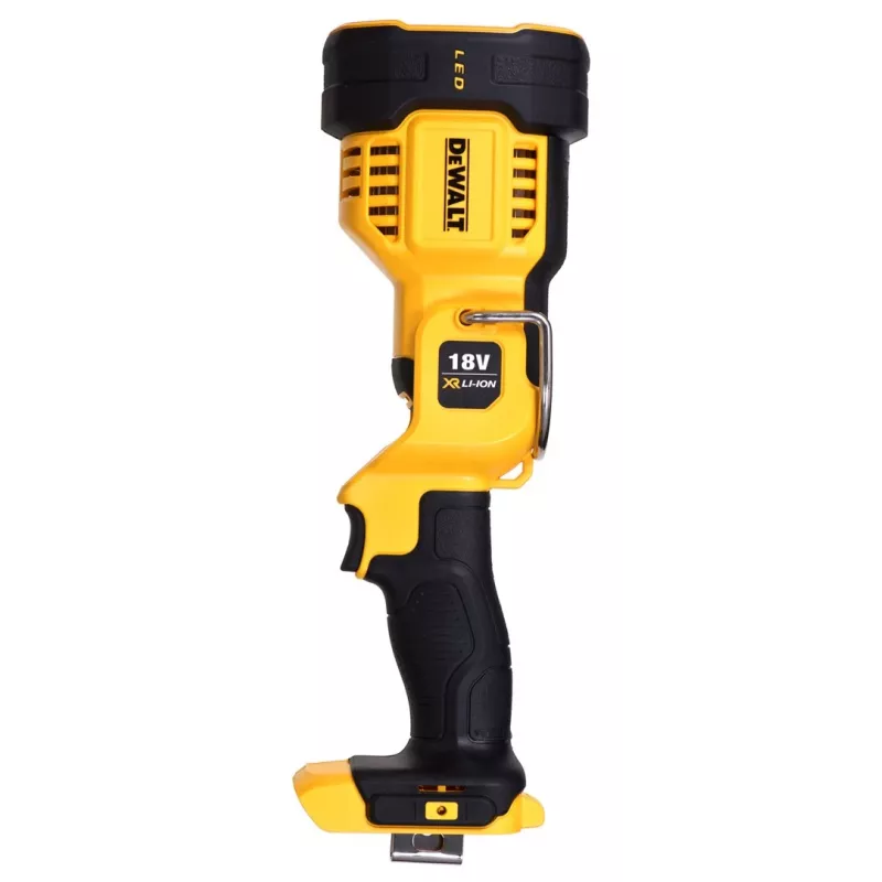Riputatav töövalgusti DeWalt DCL043-XJ, LED 1000 lm, 3 pirni, 90° valgusvihk, kollane/must