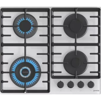 Gorenje GTW642SYW valge sisseehitatav 60 cm gaasipliit 4 keedutsooniga