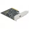 DeLOCK - USB-adapter - PCIe 3.0 x4 madalprofiil - USB 3.2 Gen 2x2 x 1 (89036)