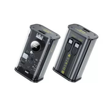 Akupank WK-WP-345_Must, 1000 mAh kiirlaadimine