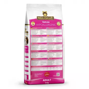 Kuiv koeratoit Wolfsblut VetLine Hüpoallergeenne Hobune — 12 kg, monoproteiin, 20% valku, tera- ja gluteenivaba