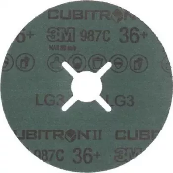 Abrasiivne kiudketas 3M Cubitron II 987 C 125 mm K60+ INOX keraamiline tera