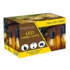 VISIONAL LED-aiavalgustikomplekt 15 E27 pesaga, 15 m, must kaabel (H05VV-F 2x0,75)