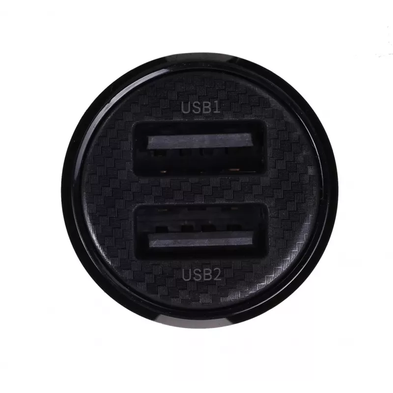 Autolaadija Baseus Gain Pro Universal Must — 2× USB 2.0, 2,4 A pordi kohta, sisend 12–24 V, väljund 5 V